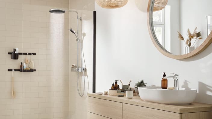 Scandinavian style bathroom