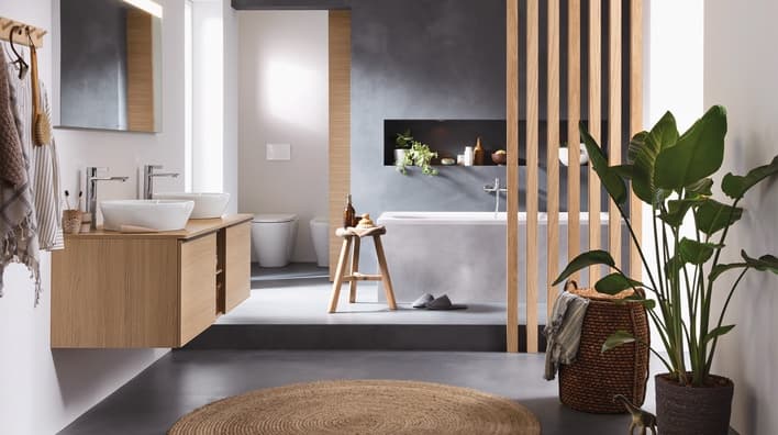 Salle de bains de style Boho